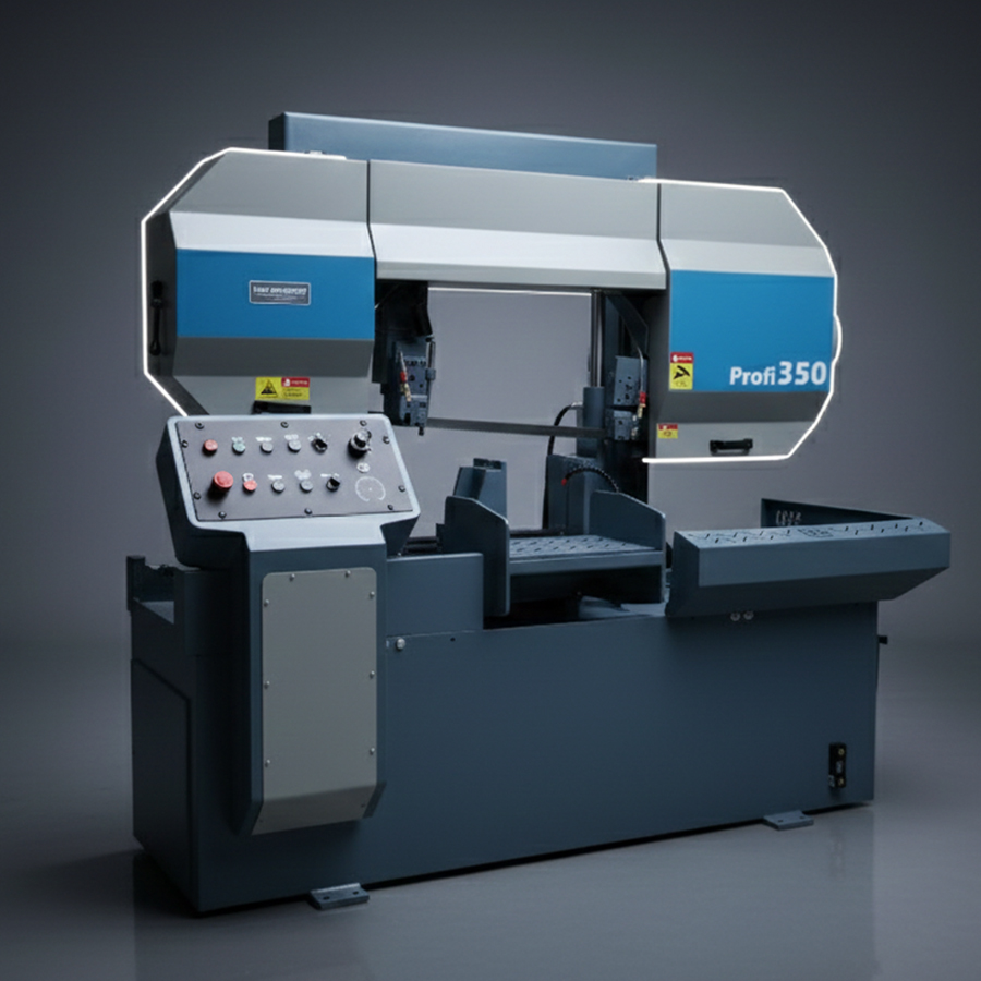 Profi 350 — Double Column Semi-Automatic Band Saw Machine